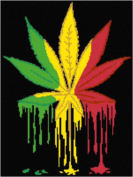 Weed Dripping Plain 150x200 PERSONALIZED