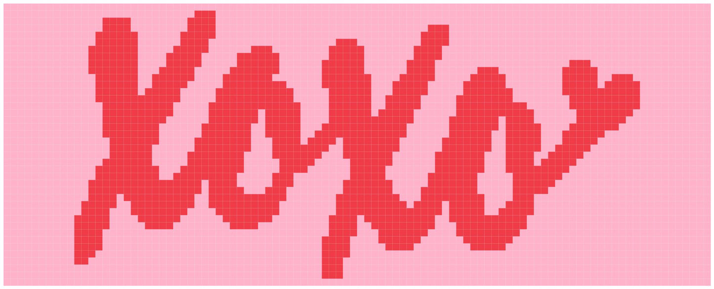 XOXO Love Body Pillow 100x40