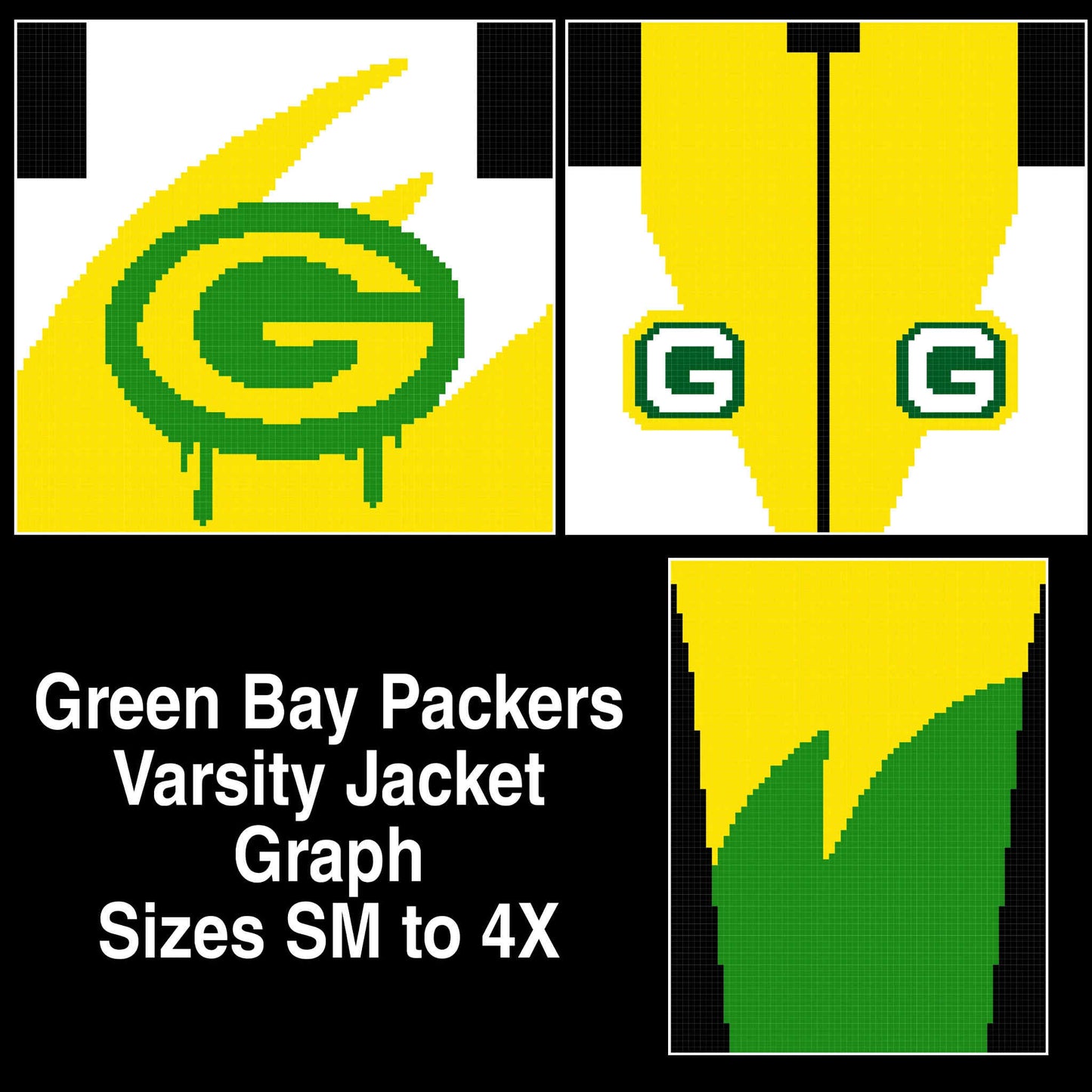 Green Bay Packers Varsity/Cardigan Graph