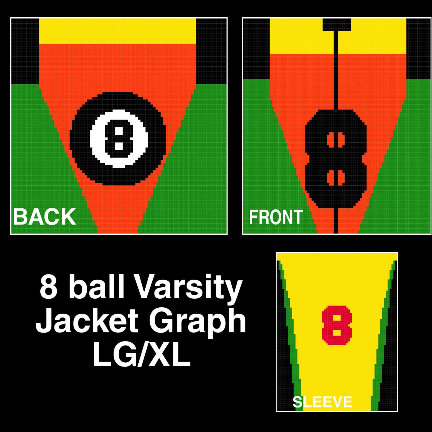 8 Ball Varsity/Cardigan Graph