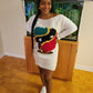 Off The Shoulder Afro Lady Dress Crochet Pattern