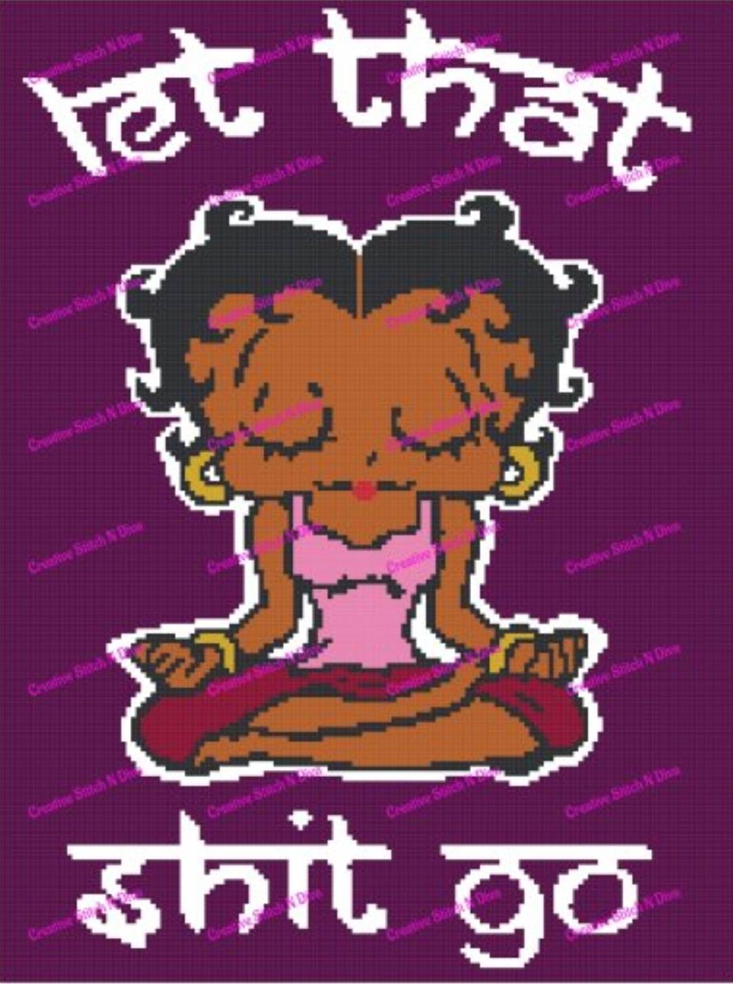 Betty Boop Let That Shit Go 150x200