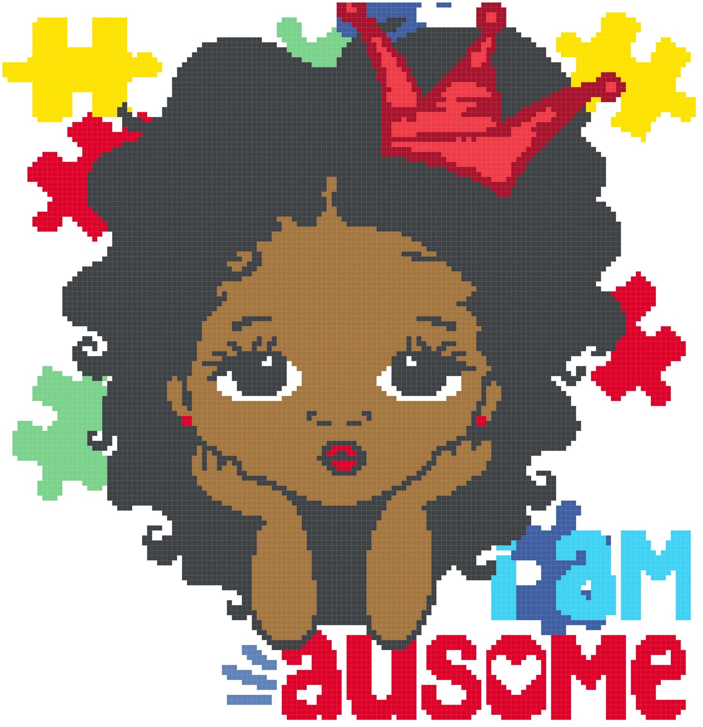 Autism Lil Beauty Ausome 140x145