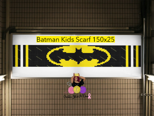 Batman Kids Scarf 270x30 ADULT