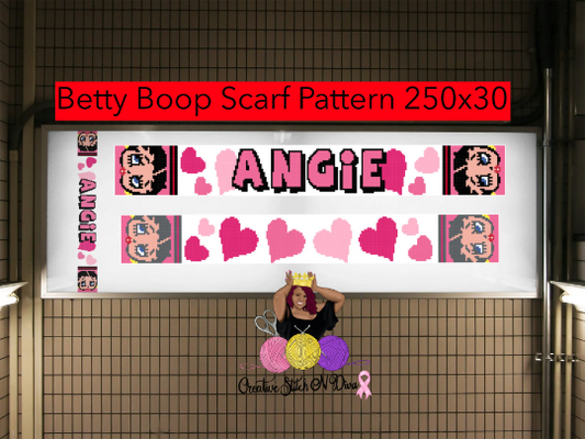 Betty Boop Scarf 250x30