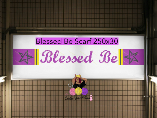 Blessed Be Scarf 250x30