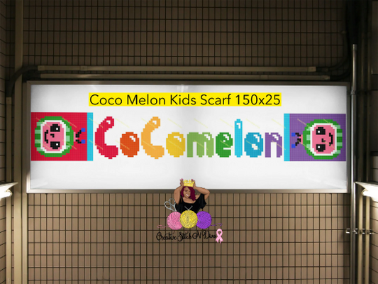 Cocomelon Kids Scarf 150x30