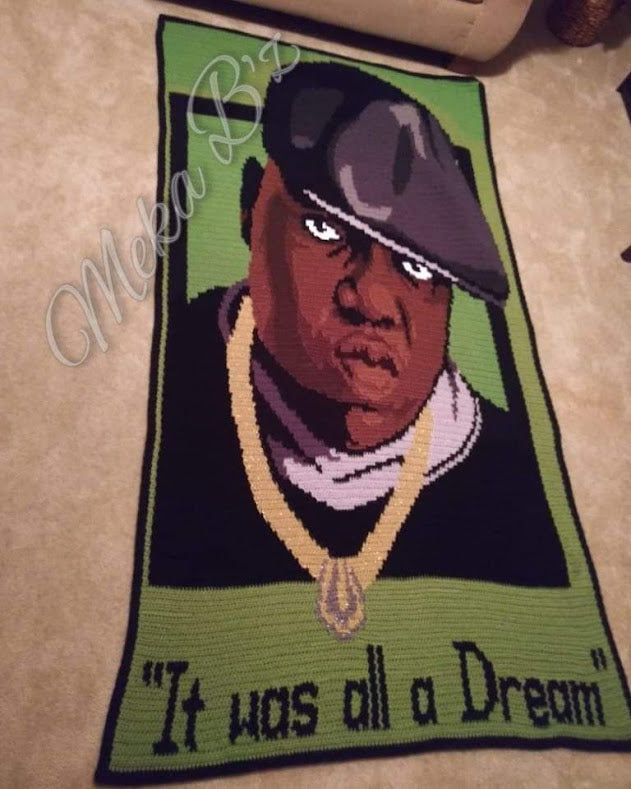 Notorious BIG 150x200 WRITTEN INSTRUCTIONS