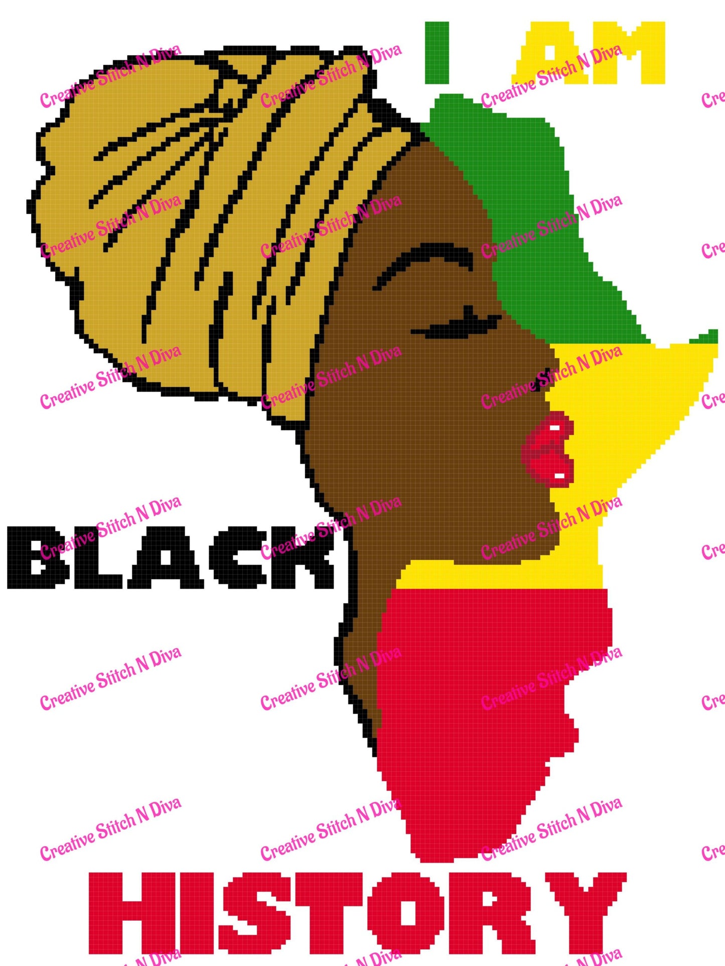 I Am Black History 150x200