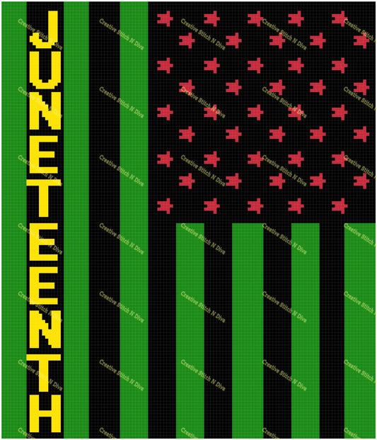 Juneteenth Flag 120x140