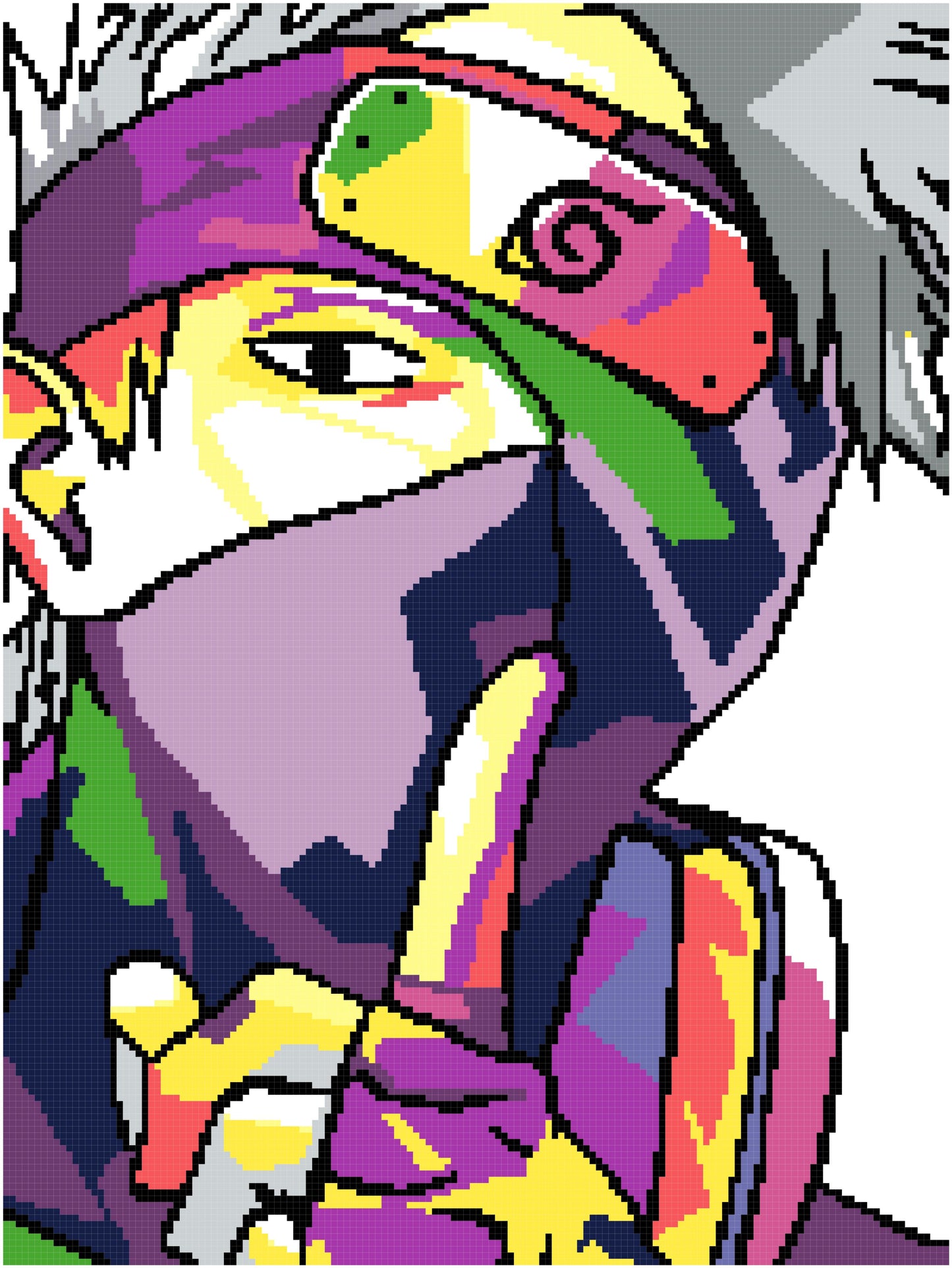 Kakashi Pop Art 150x200