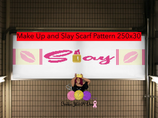 Make Up and Slay Scarf 250x30