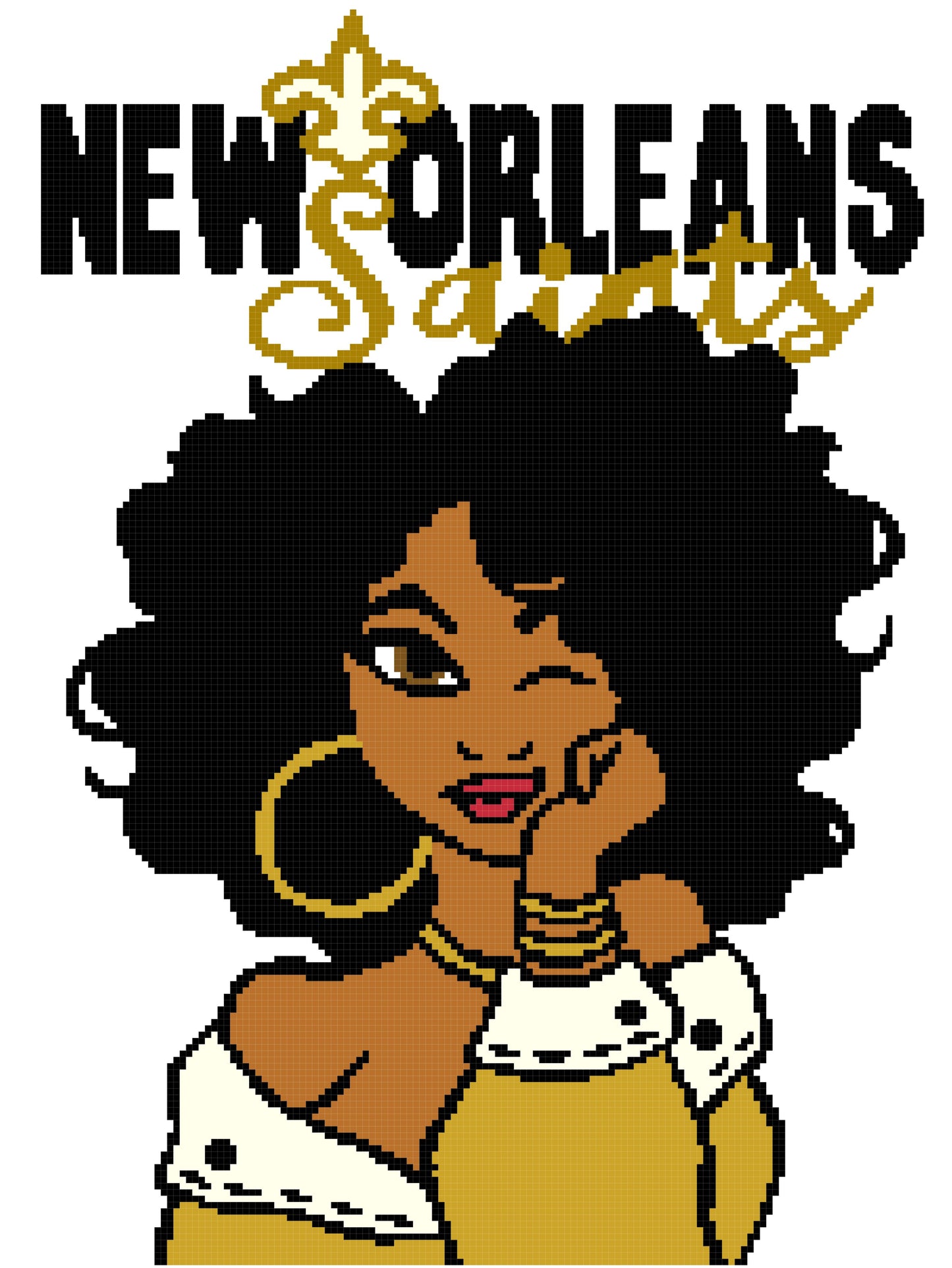 New Orleans Saints on Fleek 150x200