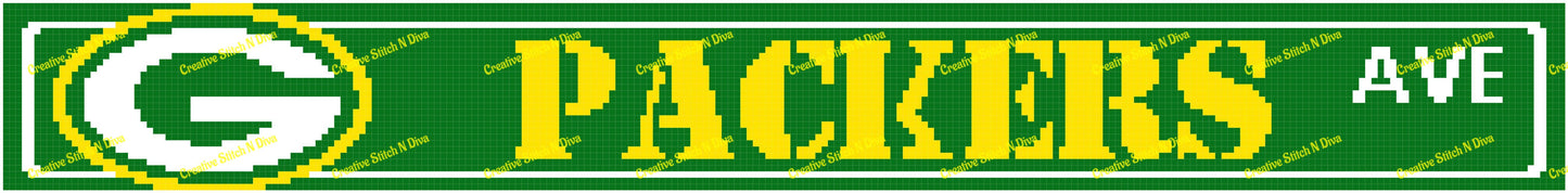 Packers Avenue Scarf 250x30