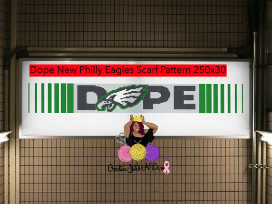 Dope Philly Eagles Scarf 250x30