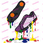 Sneaker Drip  with Name 150x200 PERSONALIZED