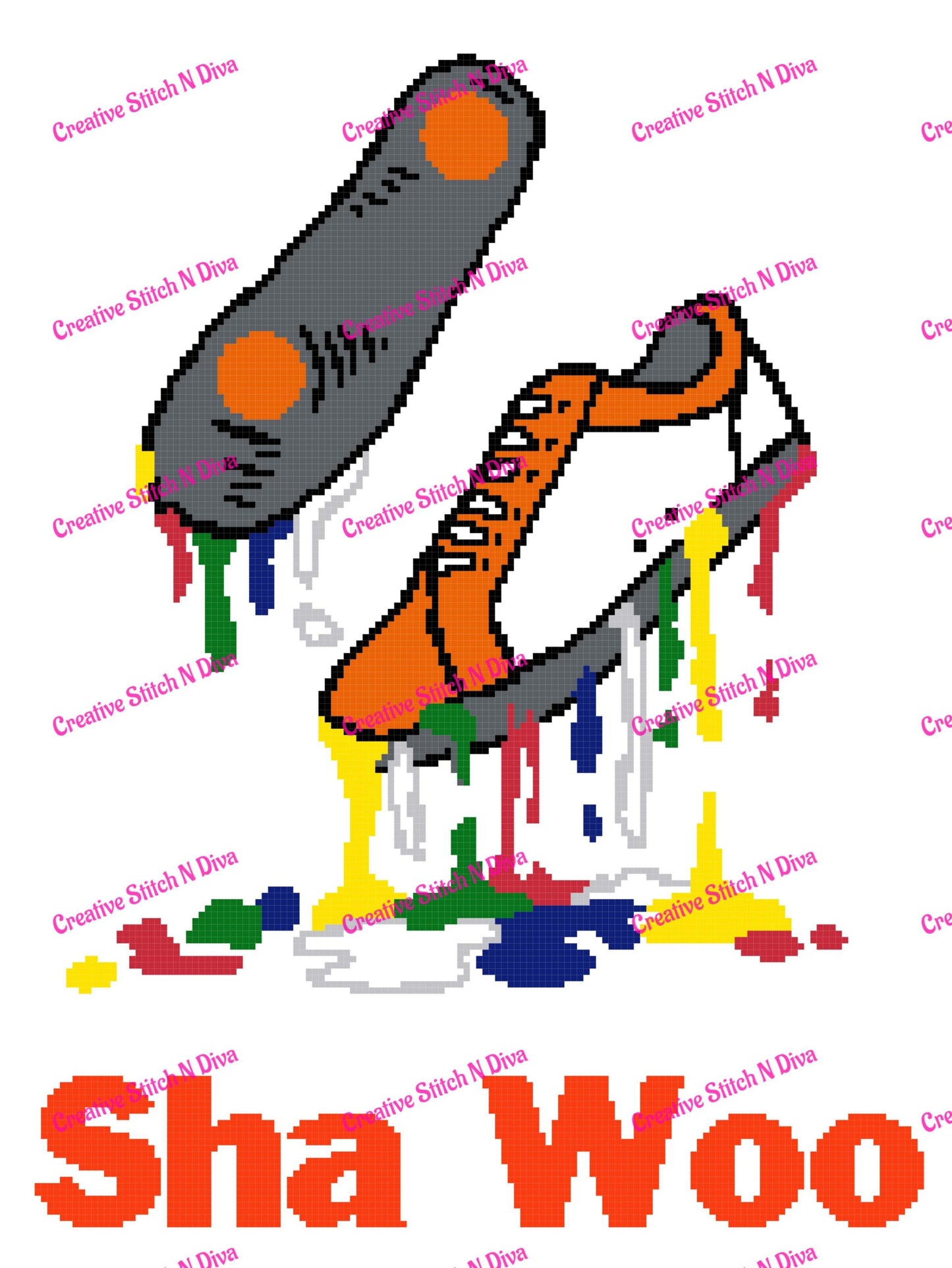 Sneaker Drip  with Name 150x200 PERSONALIZED