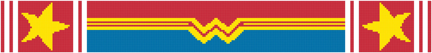 Wonder Woman Scarf 250x30