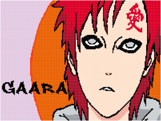 Gaara Naruto with Logo 200x150