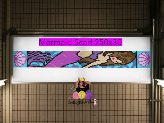 Mermaid Scarf 250x30